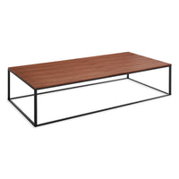 Minimalista Large Coffee Table in Walnut - Angle 3