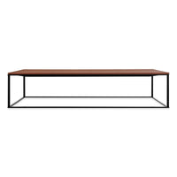 Minimalista Large Coffee Table in Walnut - Angle 1