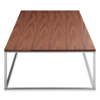 Minimalista Large Coffee Table in Walnut - Angle 5