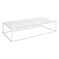 Minimalista Large Coffee Table in Marble - Angle 3