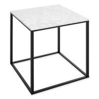 Minimalista Side Table in Marble - Angle 5