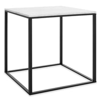 Minimalista Side Table in Marble - Angle 4