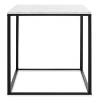 Minimalista Side Table in Marble - Angle 1