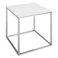 Minimalista Side Table in Marble - Angle 5
