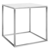 Minimalista Side Table in Marble - Angle 4