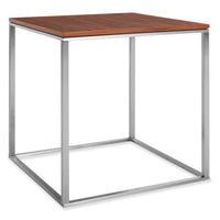 Minimalista Side Table in Walnut - Angle 4