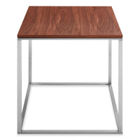Minimalista Side Table in Walnut - Angle 3