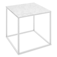 Minimalista Side Table in Marble - Angle 5