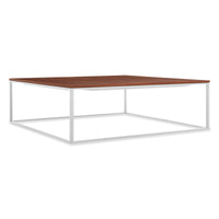 Minimalista Square Coffee Table in Walnut - Angle 3