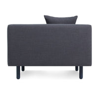 Mono Lounge Chair in Rostenkowski Blue - Angle 5