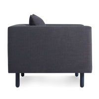 Mono Lounge Chair in Rostenkowski Blue - Angle 3