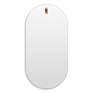 Hang 1 Capsule Mirror in Walnut - Angle 1
