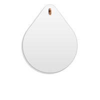 Hang 1 Drop Mirror in Walnut - Angle 1