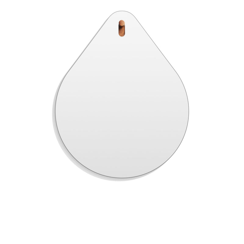 Hang 1 Drop Mirror in Walnut