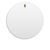 Hang 1 Round Mirror in Walnut - Angle 2
