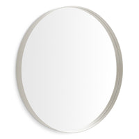 Hoopla Mirror in Putty - Angle 2
