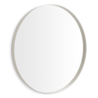 Hoopla Large Mirror in Putty - Angle 2