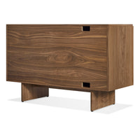 Murmur 1 Door / 3 Drawer Credenza in Walnut - Angle 9