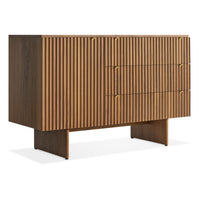 Murmur 1 Door / 3 Drawer Credenza in Walnut - Angle 3