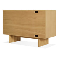 Murmur 1 Door / 3 Drawer Credenza in White Oak - Angle 9