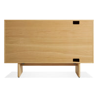 Murmur 1 Door / 3 Drawer Credenza in White Oak - Angle 10