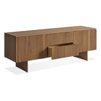 Murmur 2 Door / 2 Drawer Console in Walnut - Angle 8