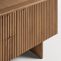 Murmur 2 Door / 2 Drawer Console in Walnut - Angle 13