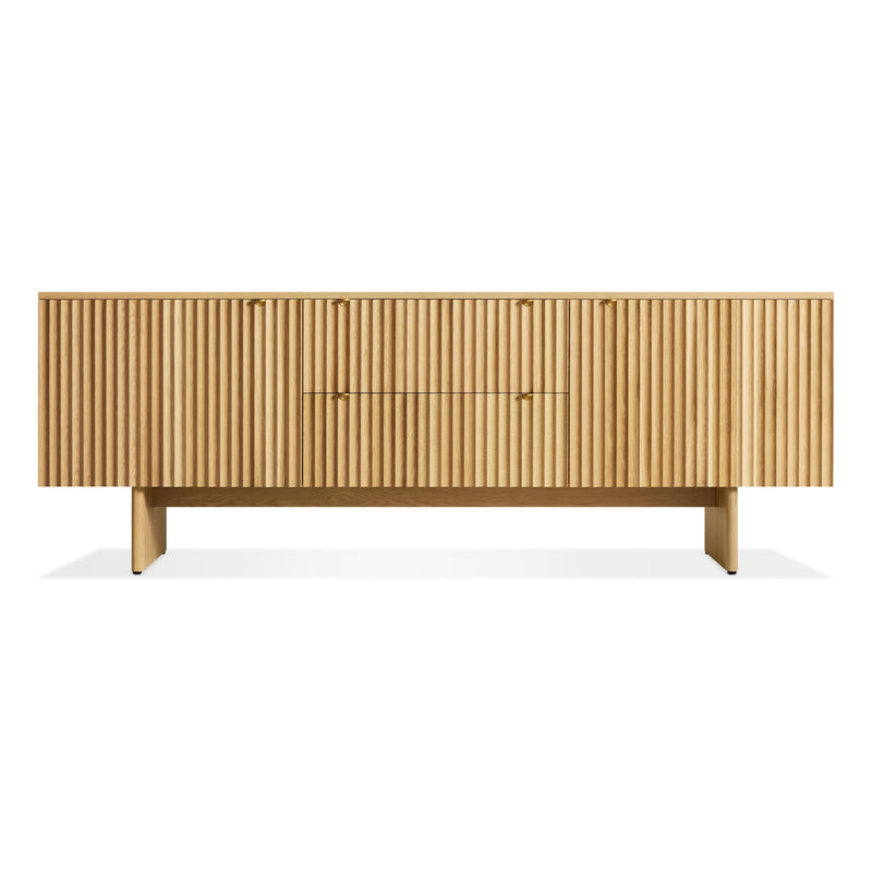 Murmur 2 Door / 2 Drawer Console in White Oak