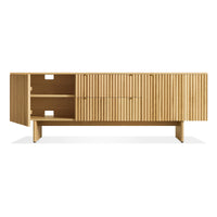 Murmur 2 Door / 2 Drawer Console in White Oak - Angle 4