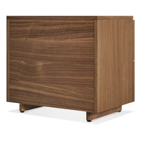 Murmur Nightstand in Walnut - Angle 8