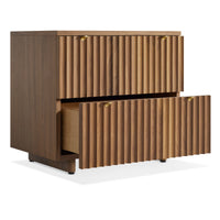 Murmur Nightstand in Walnut - Angle 4