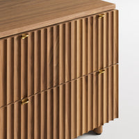 Murmur Nightstand in Walnut - Angle 10