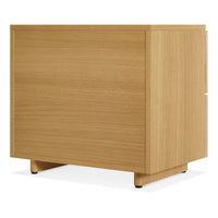 Murmur Nightstand in White Oak - Angle 8