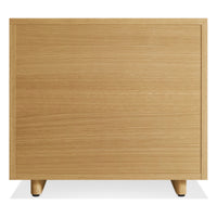 Murmur Nightstand in White Oak - Angle 9