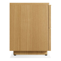 Murmur Nightstand in White Oak - Angle 6