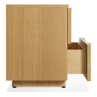Murmur Nightstand in White Oak - Angle 7
