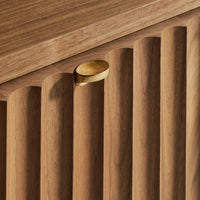 Murmur 2 Door / 2 Drawer Console in Walnut - Angle 14