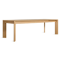 Moreover Extension Dining Table in White Oak - Angle 7