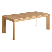 Moreover Extension Dining Table in White Oak - Angle 4