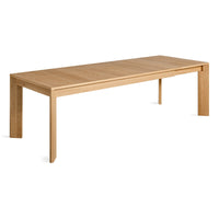 Moreover Extension Dining Table in White Oak - Angle 8