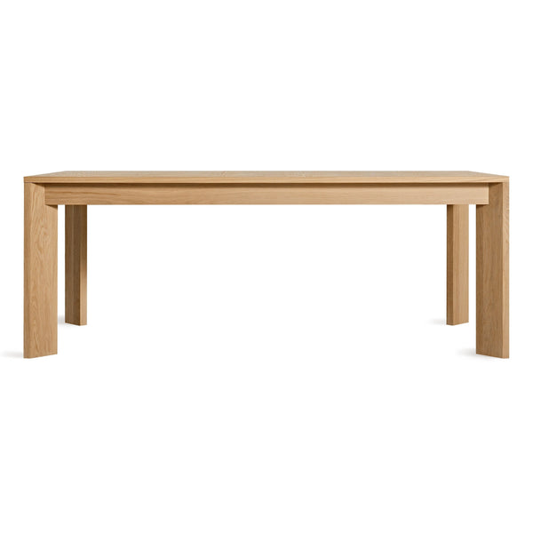Moreover Extension Dining Table in White Oak - Angle 1