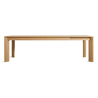 Moreover Extension Dining Table in White Oak - Angle 6