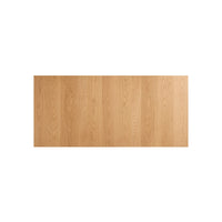 Moreover Extension Dining Table in White Oak - Angle 10