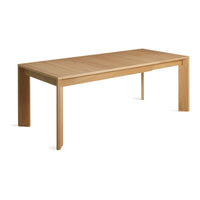 Moreover Extension Dining Table in White Oak - Angle 8