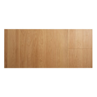 Moreover Extension Dining Table in White Oak - Angle 11