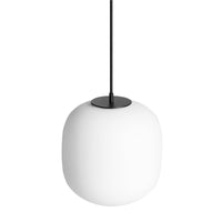 Midwinter Large Pendant Light in Opaque Glass - Angle 5
