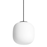 Midwinter Large Pendant Light in Opaque Glass - Angle 7