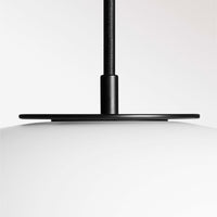 Midwinter Small Pendant Light in Opaque Glass - Angle 8