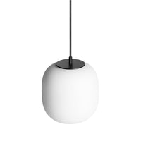 Midwinter Small Pendant Light in Opaque Glass - Angle 4
