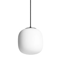 Midwinter Small Pendant Light in Opaque Glass - Angle 6
